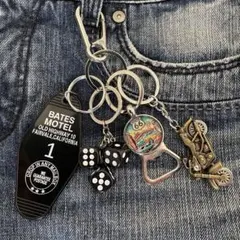 キーホルダー セット アメカジ バイカー じゃらじゃら ストリート ルート66