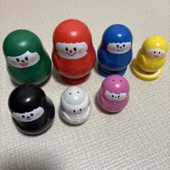 こどもちゃれんじ いろりん マトリョーシカ 7体セット　台紙つき