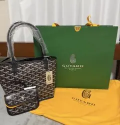 GOYARD ゴヤール アンジュミニ ノワール - メルカリ