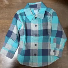 ギャップ　babyGap チェック柄 長袖シャツ 80cm 男の子