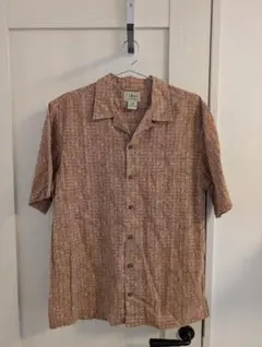 OLD L.L. 빈 오픈 카라 셔츠 오렌지 (브라운) 사이즈 S