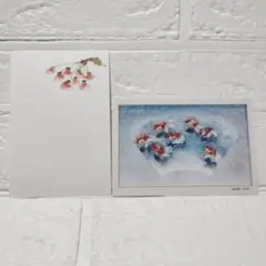 送料込み❢　郵便ハガキ　絵ハガキ　２枚