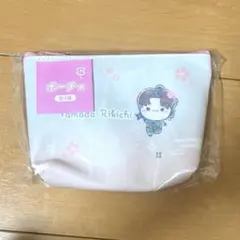 フリューくじ ポーチ 山田利吉 忍たま乱太郎 ふんわり桜もちぴこの段