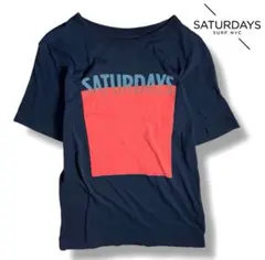 SATURDAYS SURF NYC｜スクエアロゴTシャツSサタデーズサーフ