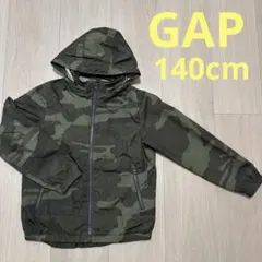 ギャップ　GAP マウンテンパーカー　140cm 迷彩柄　ナイロンパーカー