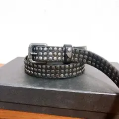 HTC エイチティーシー オールスタッズ レザー ナローベルト ブラック 32