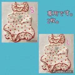 犬服Ｓ　ハートフリル　キャミソール　柔らかい生地　春夏　Ｄ金具つき