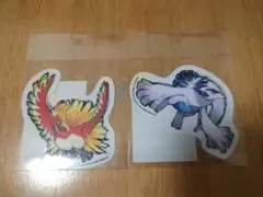 伝説のポケモン レジェンドリサーチ ステッカー ホウオウ ルギア 2枚セット