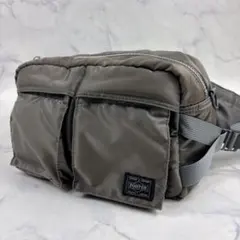 【未使用級】PORTER タンカー ウェストバック ボディバッグ グレー