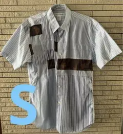 COMME des GARÇONS SHIRT パッチワークシャツ　Sサイズのサムネイル
