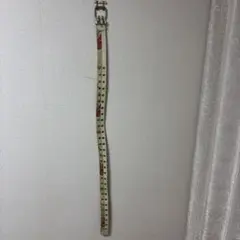 アイボリー 花柄 ベルト　TK