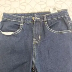 キッズ ネイビー デニム ロングパンツ