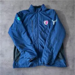 鹿島アントラーズ　支給品　2016 土居　フード付きウィンドブレーカー 青 鹿島アントラーズ 支給品 2016 土居 フード付きウィンドブレーカー 青