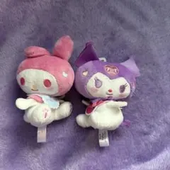 モンチッチ×マイメロディ・クロミおすわりぎゅっとマスコット