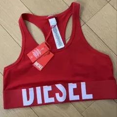 新品　タグ付　DIESEL スポーツブラ ディーゼル スポブラ 赤　スポーティーのサムネイル