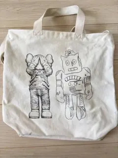 KAWS x Andy Warhol キャンバス トートバッグのサムネイル