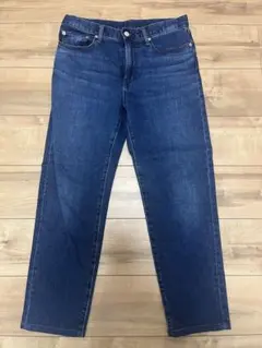 GU デニムパンツ インディゴブルー 29インチのサムネイル