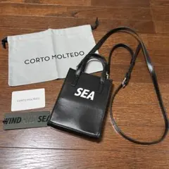 Corto Moltedo × WIND AND SEA ミニトートバッグ 黒