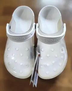 クッロクス 半透明サンダル 白(24cm) 未使用のサムネイル
