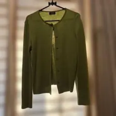 REKOWN オリーブグリーン カーディガン