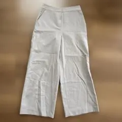 NATURAL BEAUTY BASIC ワイドパンツ XS ライトグレー