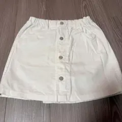 (UNIQLO)スカート風 キッズ半ズボン(140)