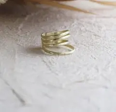 SURUME. Quad Ring 真鍮リングのサムネイル