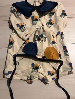 【足購入可】moimoln 動物柄ロンパース 80サイズ