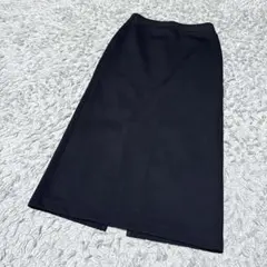 美品★UNIQLO ドライスウェットナローマキシスカート（丈標準80～84cm）