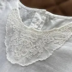 ★美品★ MidiUmi レースワンピース　コットン100% ノースリーブ　Fのサムネイル