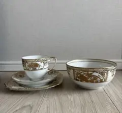 オールドノリタケ ローズチャイナ 大皿 5まいset＊ - メルカリ
