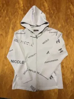 HIDEAWAYS NICOLE 総柄フルジップパーカー