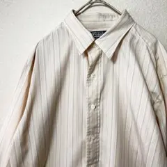 Polo by Ralph Lauren 長袖シャツ ストライプ白xピンク