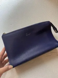 ケンゾー　KENZO ブルー　ポーチのサムネイル
