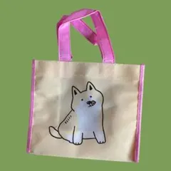 犬イラスト付きトートバッグ