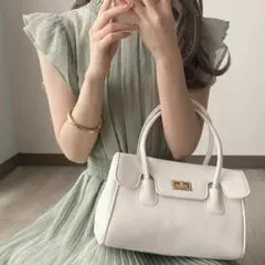 新品 可愛い GRL 2Way ハンド ショルダー バッグ 鞄 グレージュ