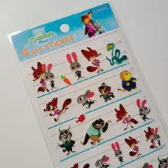 4サイズステッカー ズートピア
