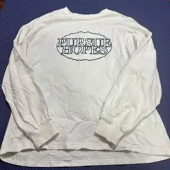 値下げ ラブトキシック ロンティー 白 ロゴ 160