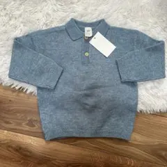 新品タグ付きH&M 襟ニット セーター 90cm