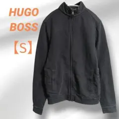 古着　HUGO BOSS　ブルゾン　ジャンパー　【S】　ブラック　ジップアップのサムネイル