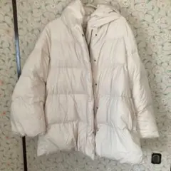白ダウン ダウンジャケット