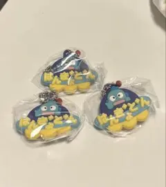 サンリオ　メルヘン工房　おなまえ　ホルダー　ハンギョドン　ガチャガチャ　3点