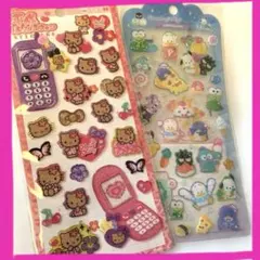 大人気☆日焼けギャルキティ平成はっぴーフォン&はぴだんぶいドロップジェリーシール