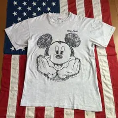 90s シェリーズベスト ミッキーマウス Tシャツ L オートミール メキシコ製のサムネイル