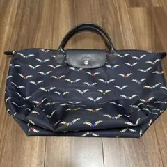 LONGCHAMP ル・プリアージュ トートバッグ ネイビー　希少のサムネイル