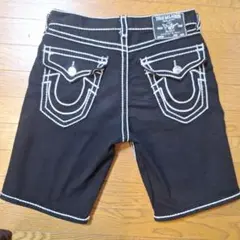 TRUE RELIGION デニムショートパンツ ブラックのサムネイル