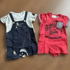 ベビー半袖70 カバーオールセット