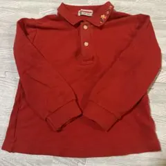 MIKI HOUSE レッド ポロシャツ 100cm