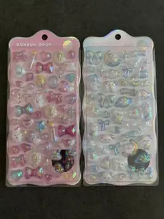 正規品ボンボンドロップちゅるきらシール2種