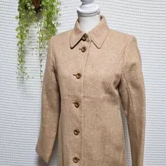 ☆ INDIVI LIFE(38) ロング コート ベージュ クリーニング済